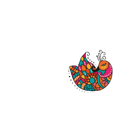 Colorful Peacock Surrounded by Flowers