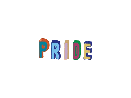 Colorful Pride Text