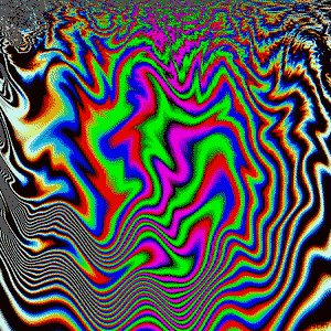 Colorful Psychedelic Swirl Background GIF