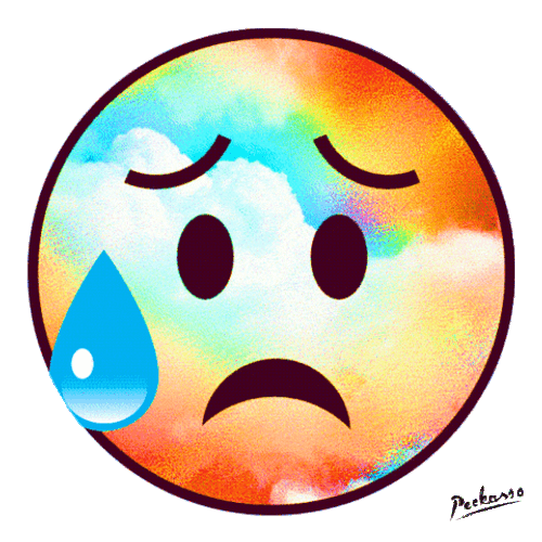 Colorful Rainbow Emoji Transparent Sticker GIF