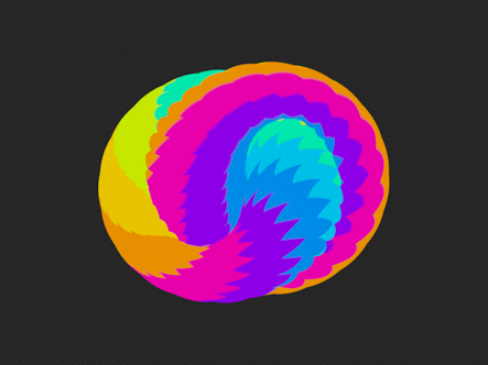 Colorful Satisfying Loop GIF