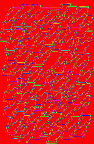 Colorful Stacked Uno Reverse Card Design GIF