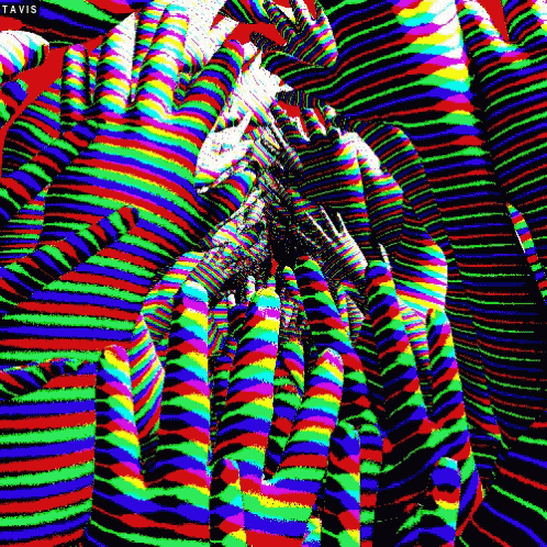 Colorful Striped Background Tavis GIF