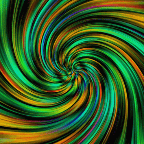 Colorful Twirling Hypnosis Spiral GIF