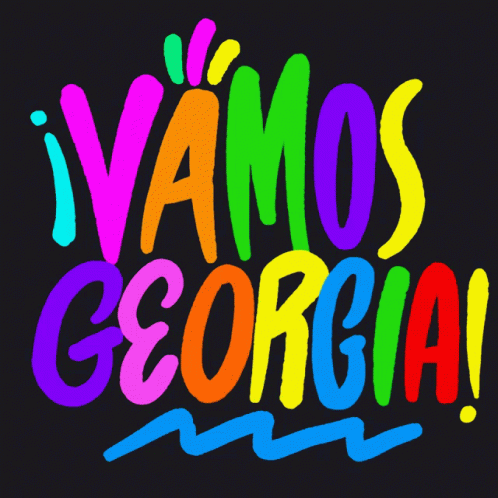 Colorful Vamos Georgia GIF