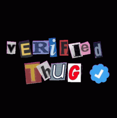 Colorful Verified Thug GIF
