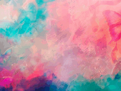 Colorful Watercolor Background Pink Blue Purple Spots