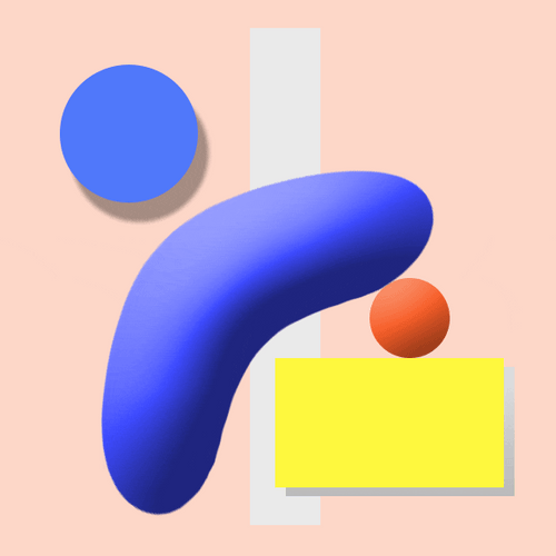 Colorful Weird Geometric Design GIF