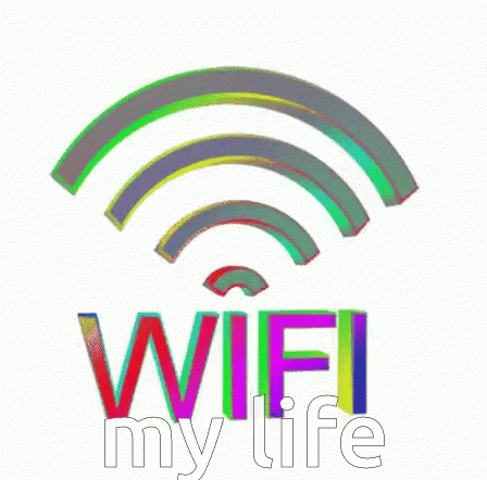 Colorful Wifi Symbol Wifi My Life