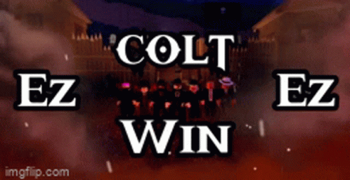Colt EZ Win Poster in Crowd