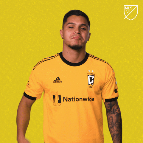 Columbus Crew Neck Hand Gesture GIF