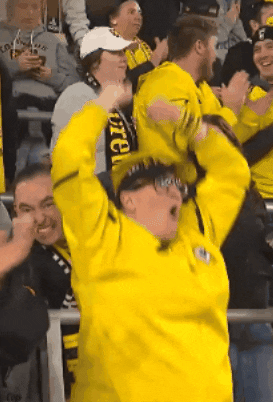 Columbus Crew Team With Passionate Fans GIF
