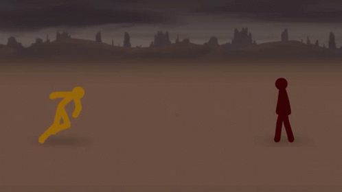 Combat Gods Vomited Blood GIF