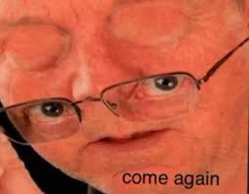 Come Again Double Eyes GIF