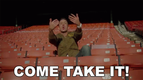 Come And Take It Cocky Clinton Sparks GIF