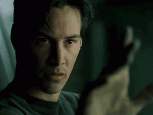 Come At Me Keanu Reeves Matrix GIF