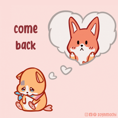 Come Back Fox Sad Dog GIF
