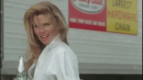 Come Christie Brinkley Flirting GIF