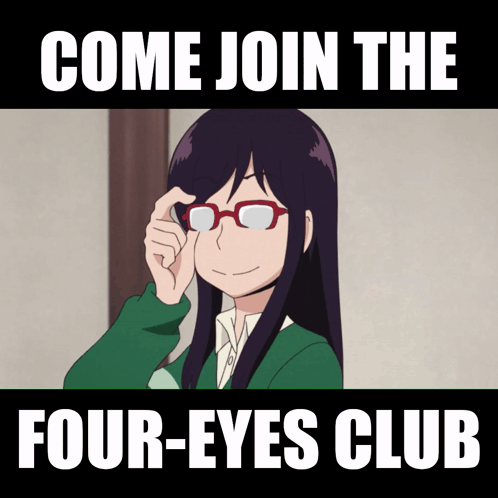 Come Join The Four Eyes Club GIF