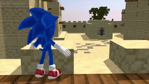 Come On Down Sonic The Hedgehog Parkour GIF