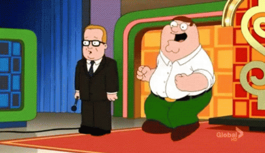 Come On Down Peter Griffin Family Guy GIF