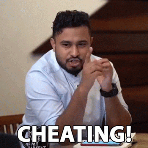 Comedian Abish Mathew Cheating GIF