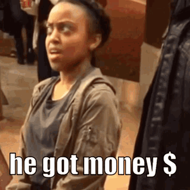 Comedian Quinta Brunson He Got Money Meme GIF