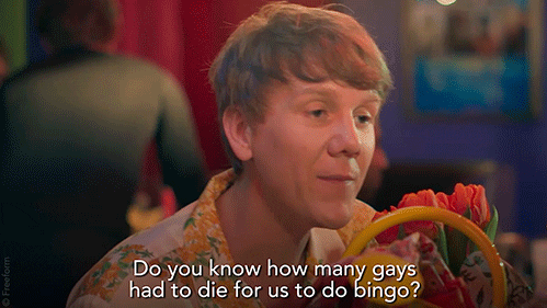 Comedic Gay Guy Bingo Story GIF