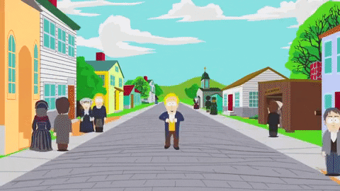 Comedy Central Joseph Smith Walking GIF