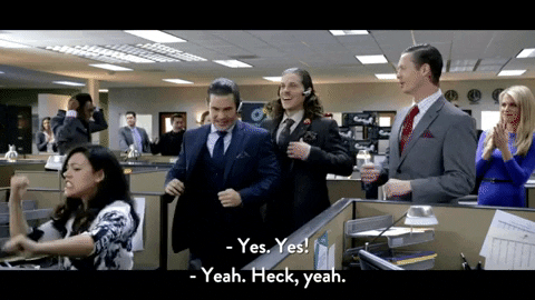 Comedy Central Workaholic Excited Yes GIF