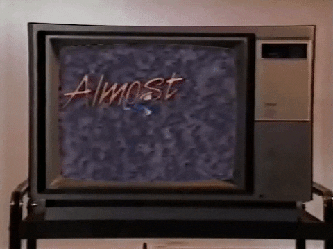 Comedy Television Show Almost Live Animated Logo GIF
