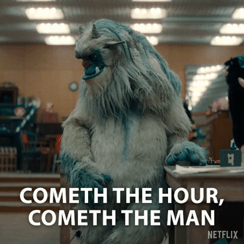 Cometh The Man GIF