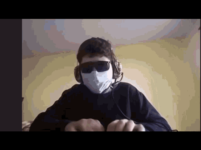 Comfortable Hackerman During Pandemic GIF