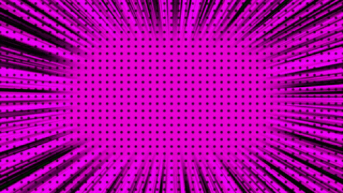 Comic Book Background With Dots And Rays GIF