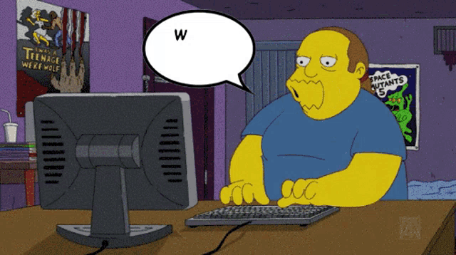 Comicbook Guy Simpsons Gif GIF