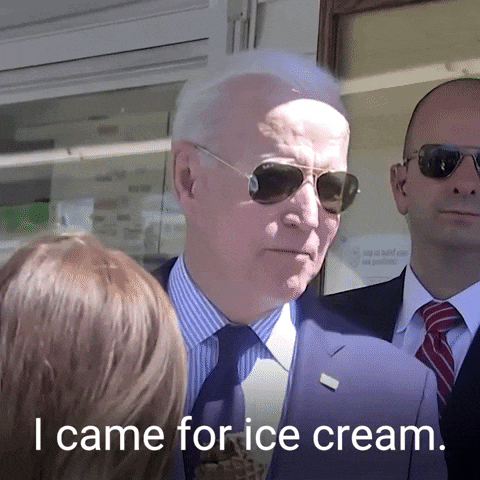 Coming For Biden Ice Cream GIF