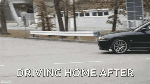 Coming Home Car Meme GIF
