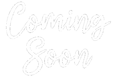 Coming Soon Black and White Text