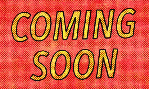Coming Soon Classic Print Design Art GIF