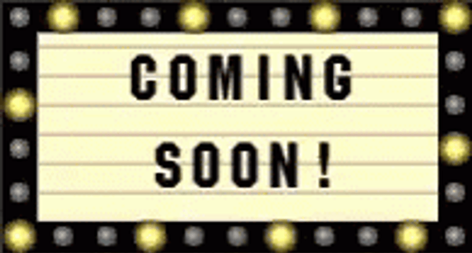 Coming Soon Theater Marquee Flashing Lights GIF