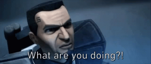 Commander Cody Clone Wars Giving Command GIF