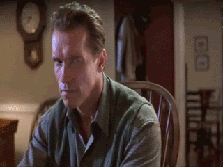 Commando Arnold Schwarzenegger Side Eye GIF