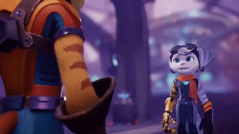 Commando Ratchet And Clank Handshake GIF