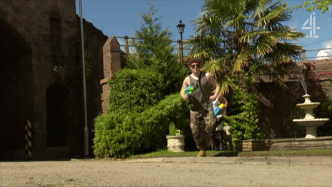 Commando Soldiers Running Meme GIF