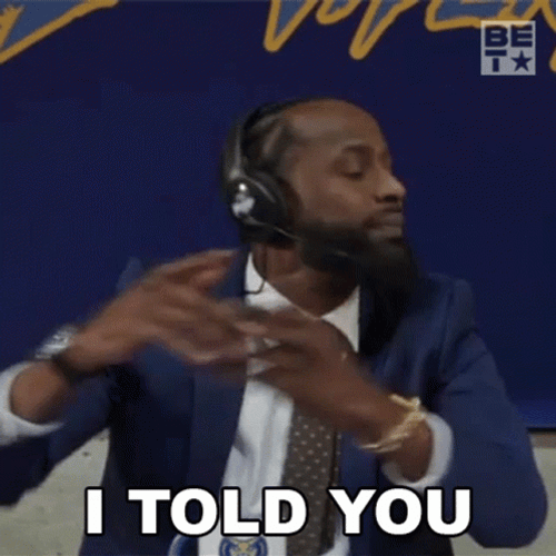 Commentator I Told You So GIF