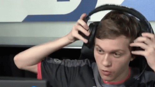 Commentator On Headphones GIF