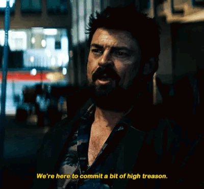 Commit Treason Billy Butcher GIF