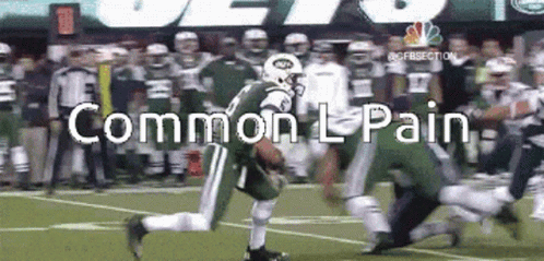 Common Pain In Butt Fumble GIF