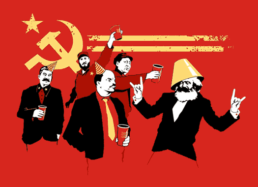Communism Commie Partying Celebration Animation GIF