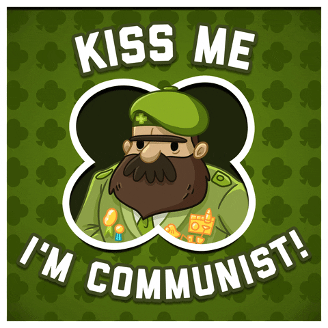 Communism St. Patrick's Day Irish Kiss Me Adventure GIF